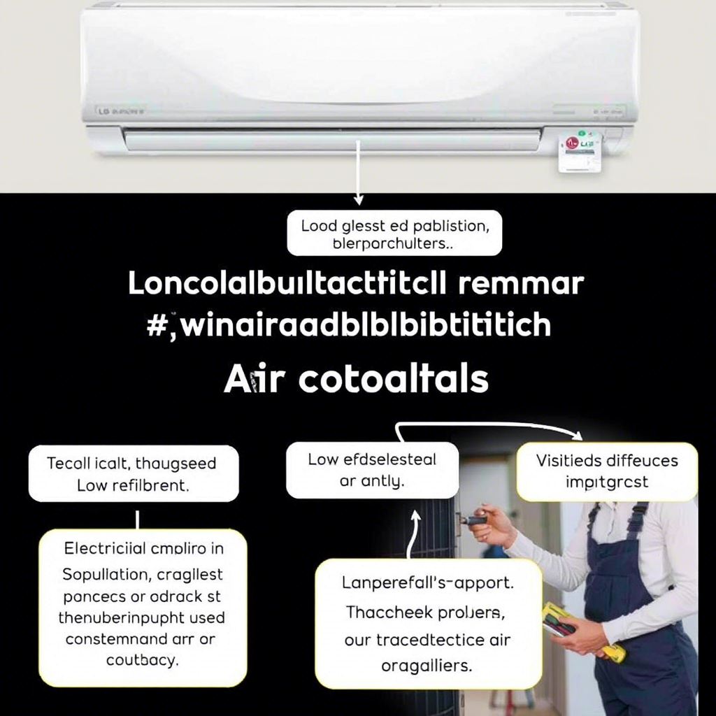 مشکلات رایج کولر گازی الجی و راهحلها